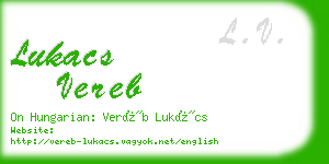 lukacs vereb business card